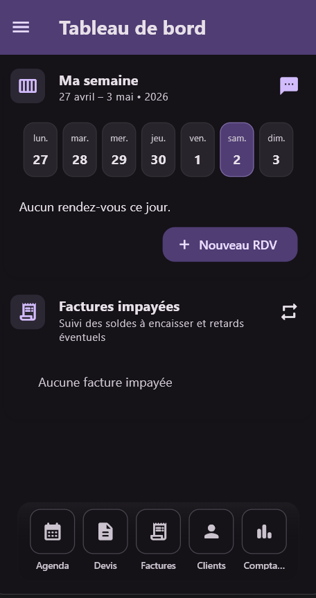 Interface mobile Avenio